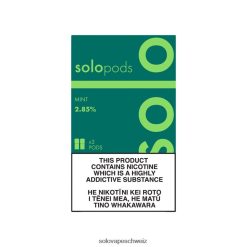 Minze Solo Ersatz-Pod im 2er-Pack VXT6N252 | Solo Vape Zürich